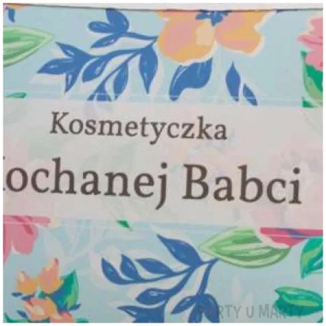 kosmetyczka kochanej babci giftmania 22x12 5 cm
