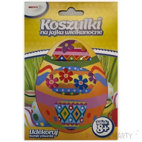 koszulki termokurczliwe owijki na jajka w kwiatki brewis 12 szt