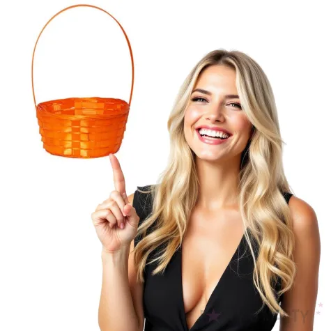 koszyk wielkanocny classic pomaranczowy arpex