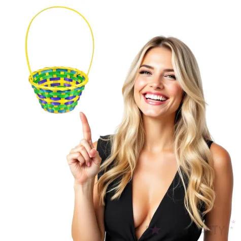 koszyk wielkanocny classic zolty mix arpex