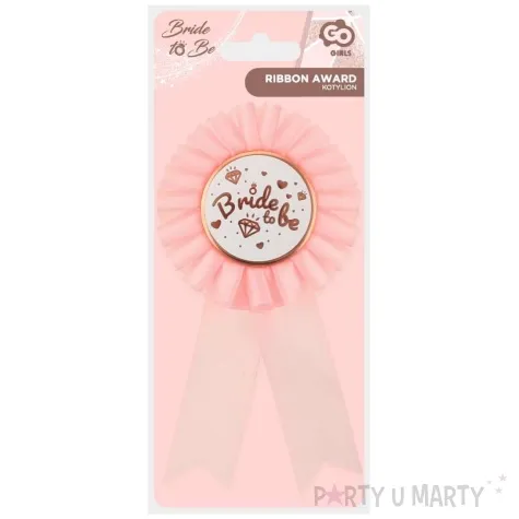 kotylion bride to be diamenty i serca rozowy jasny godan