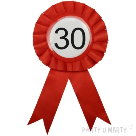 kotylion classic 30 urodziny czewony top ten