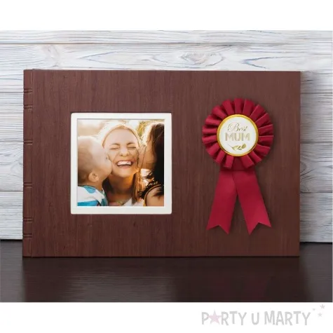 kotylion dzien matki best mum bordowy godan