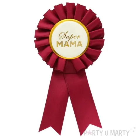 kotylion dzien matki super mama bordowy godan