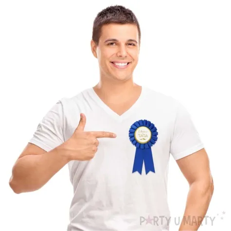 kotylion dzien ojca super tata niebieski godan