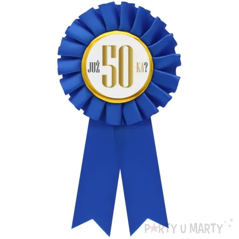 kotylion juz 50 ka niebiesko bialy godan 8 cm