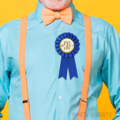 kotylion juz 50 ka niebiesko bialy godan 8 cm