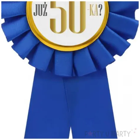 kotylion juz 50 ka niebiesko bialy godan 8 cm