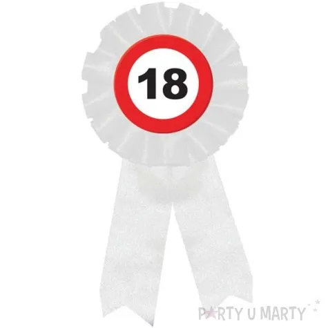 kotylion urodziny 18 traffic birthday funny fashion