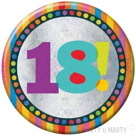 kotylion urodziny 18 xl 150 amscan 15 cm