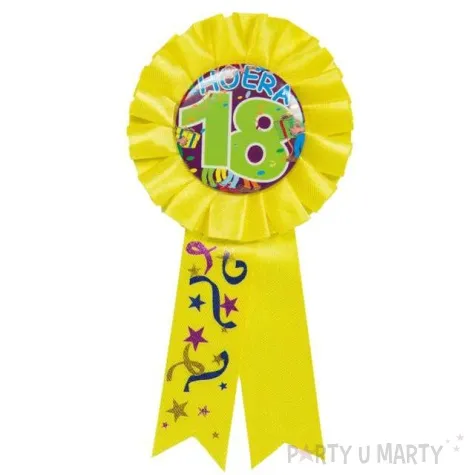 kotylion urodziny 18 zolty folat