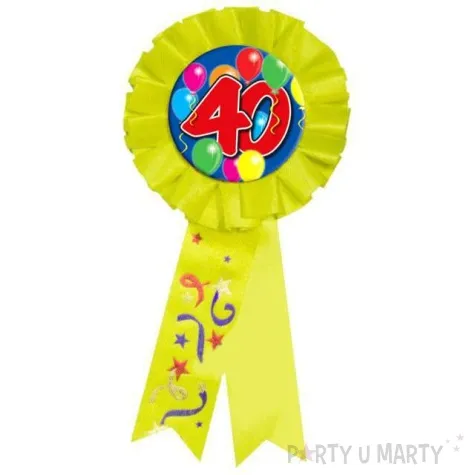 kotylion urodziny 40 zolty folat