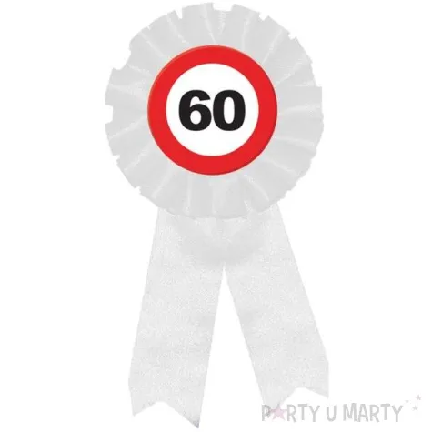 kotylion urodziny 60 traffic birthday funny fashion