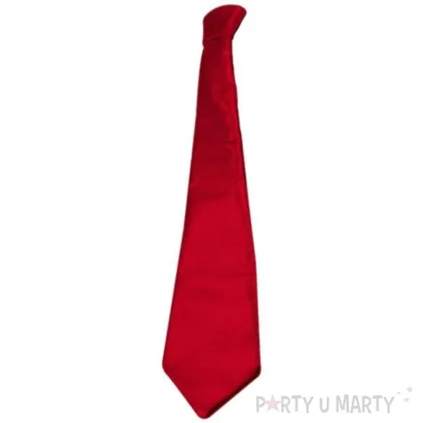 krawat elegant metallic czerwony folat