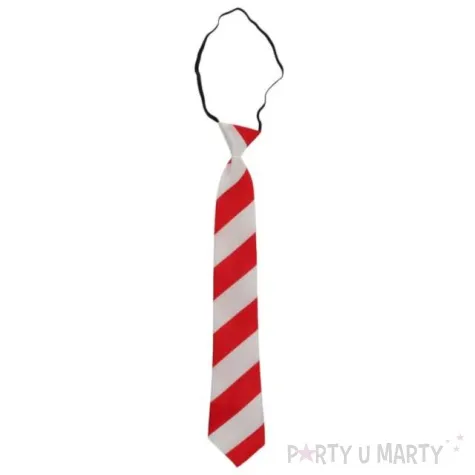 krawat laska cukrowa folat czerwono bialy