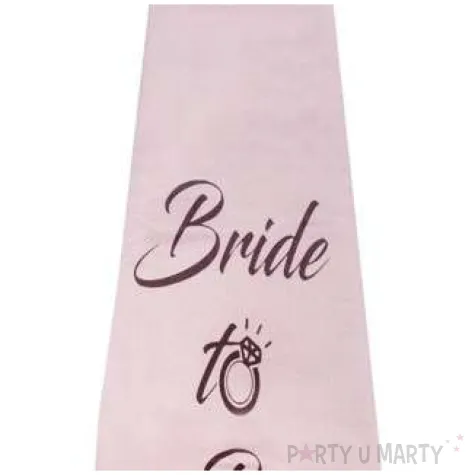 krawat wieczor panienski bride to be rozowy godan