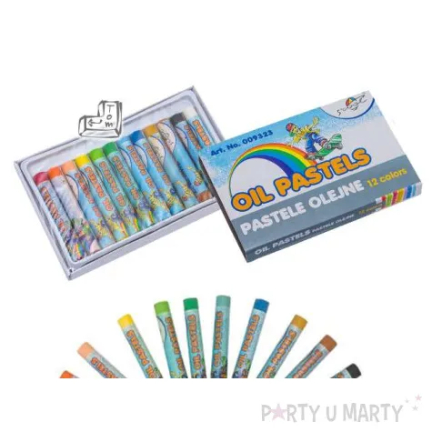kredki pastele olejne mix leviatan 12 szt