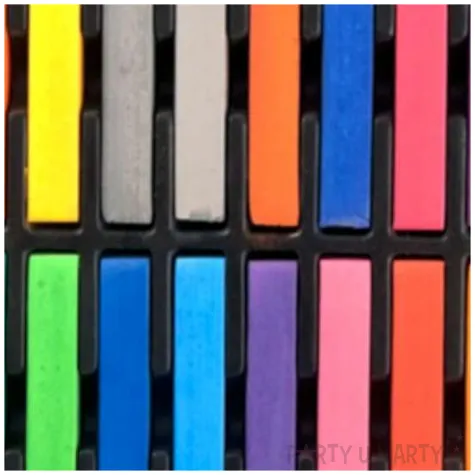 kredki pastele suche w sztyfcie mix titanum 24 szt