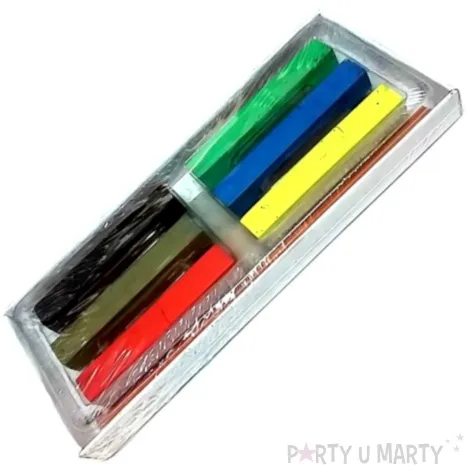 kredki pastele suche w sztyfcie mix titanum 6 szt