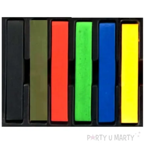 kredki pastele suche w sztyfcie mix titanum 6 szt