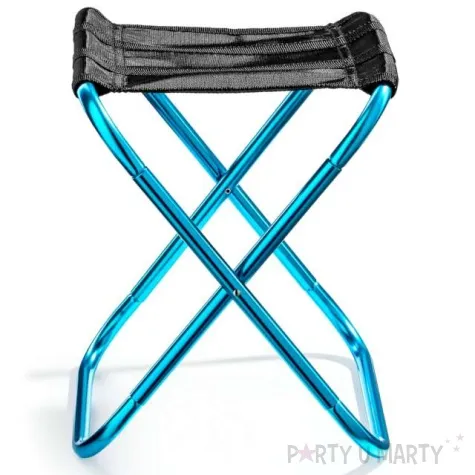 krzeselko turystyczne skladane mini niebieski gadgetmaster