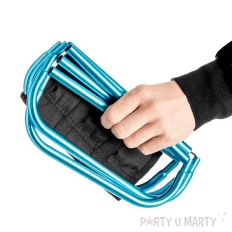 krzeselko turystyczne skladane mini niebieski gadgetmaster