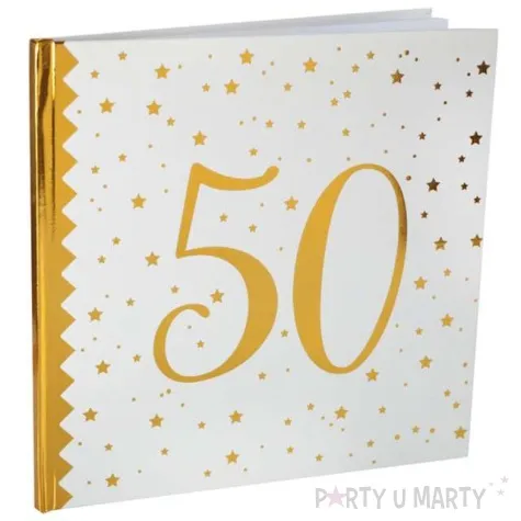ksiega gosci 50 urodziny santex 24 x 24 cm 20 kartek