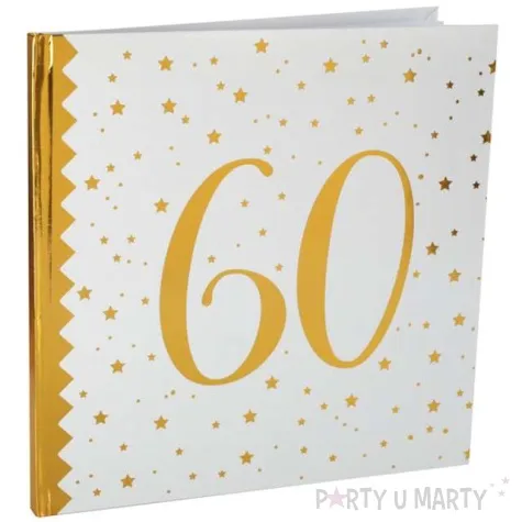ksiega gosci 60 urodziny santex 24 x 24 cm 20 kartek