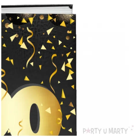 ksiega gosci album pamiatkowy na zdjecia i podpisy 90 urodziny glamour dekoracja