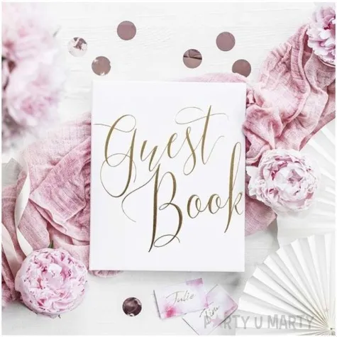 ksiega gosci guest book partydeco 20 x 24 5 cm 22 kartki