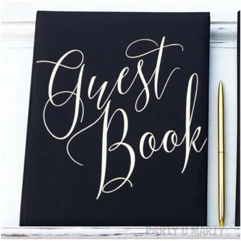 ksiega gosci guest book partydeco 20 x 24 5 cm 22 kartki