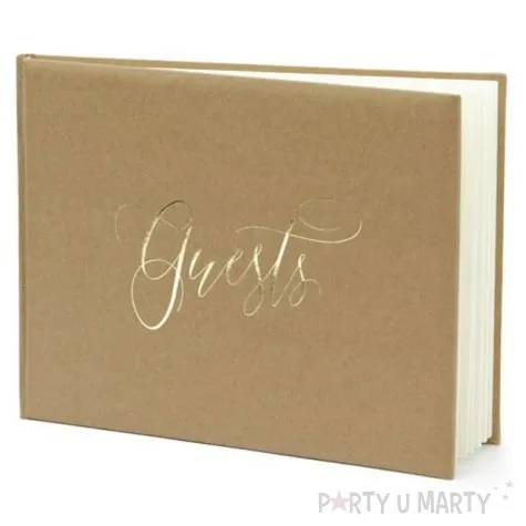 ksiega gosci guests partydeco 24 x 18 5 cm 22 kartki