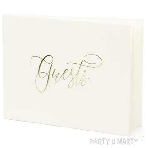 ksiega gosci guests partydeco 24 x 18 5 cm 22 kartki