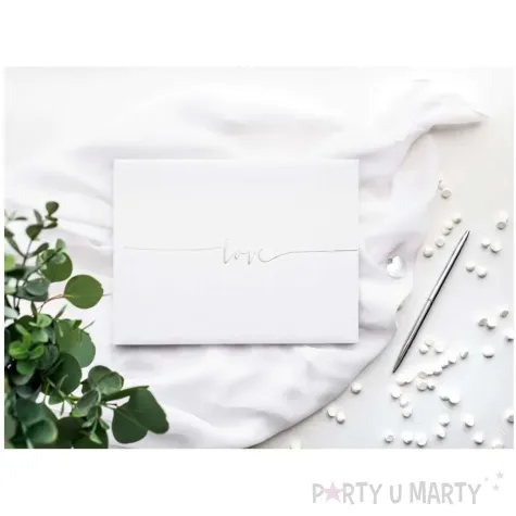 ksiega gosci love partydeco 24 x 18 5 cm 22 kartki
