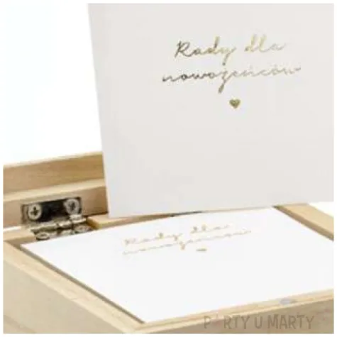 ksiega gosci pudelko na porady partydeco