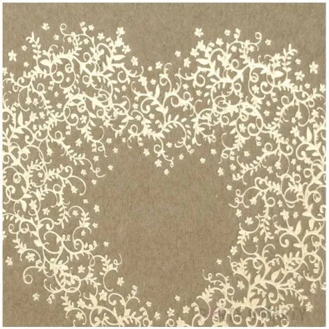 ksiega gosci serce partydeco kraft 20 x 20 5 cm 22 kartki