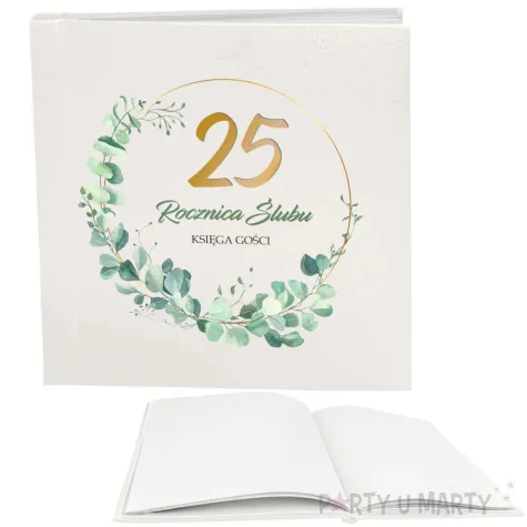 ksiega gosci slub 25 rocznica slubu eukaliptus beauty