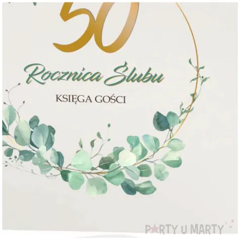 ksiega gosci slub 50 rocznica slubu eukaliptus beauty