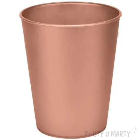 kubeczek plastikowy classic rozowo zloty procos 250 ml