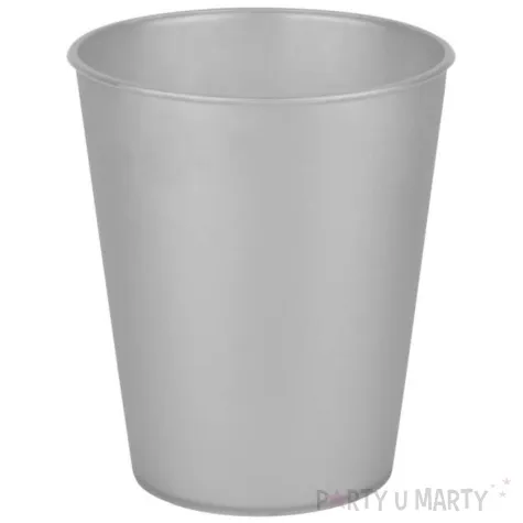kubeczek plastikowy classic srebrny procos 250 ml