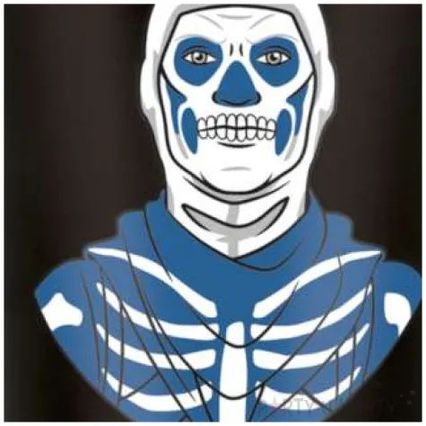 kubeczek plastikowy fortnite all hail the skull unique 480 ml