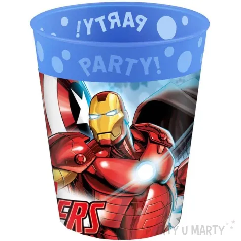 kubeczek plastikowy wielorazowy avengers infinity stone procos 250 ml