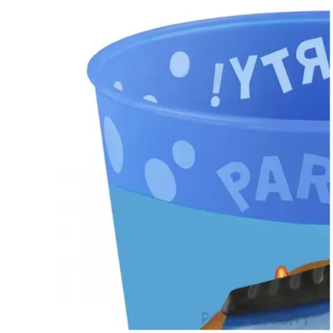 kubeczek plastikowy wielorazowy construction budowa betoniarka niebieski procos 250 ml