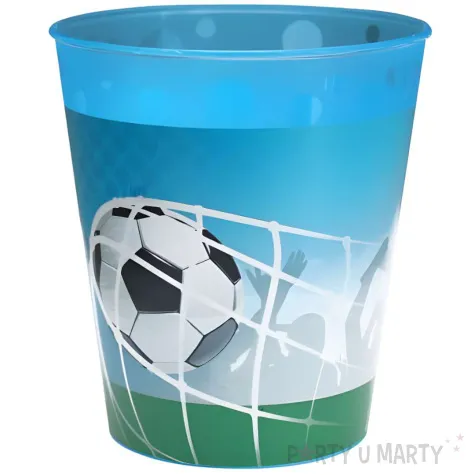 kubeczek plastikowy wielorazowy pilka nozna procos 250 ml