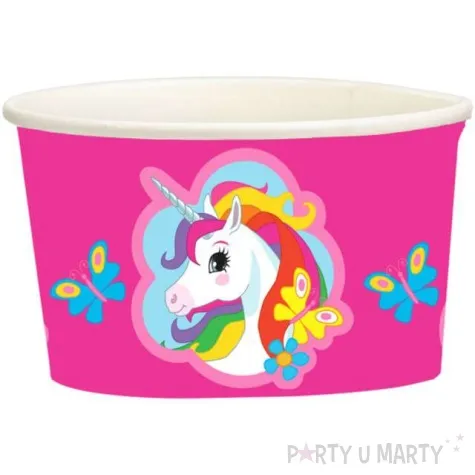 kubeczki do lodow jednorozec amscan 251 ml 8 szt