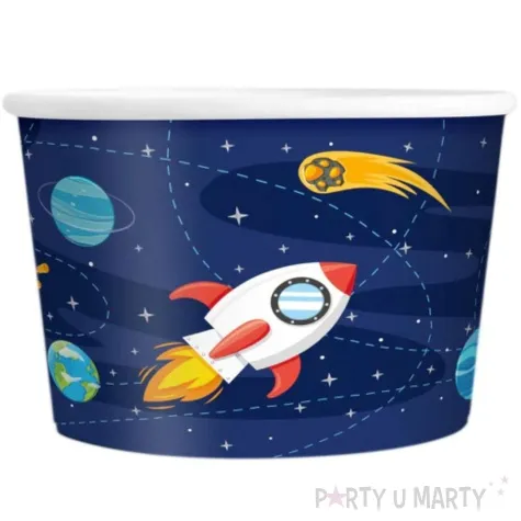 kubeczki do lodow kosmos rakiety i planety partypal 150 ml 6 szt