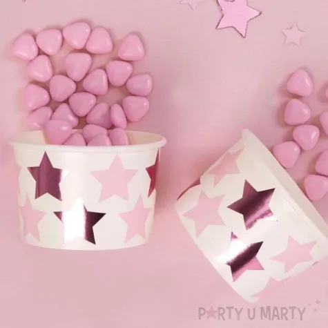 kubeczki do lodow little star pink neviti 200 ml 8 szt