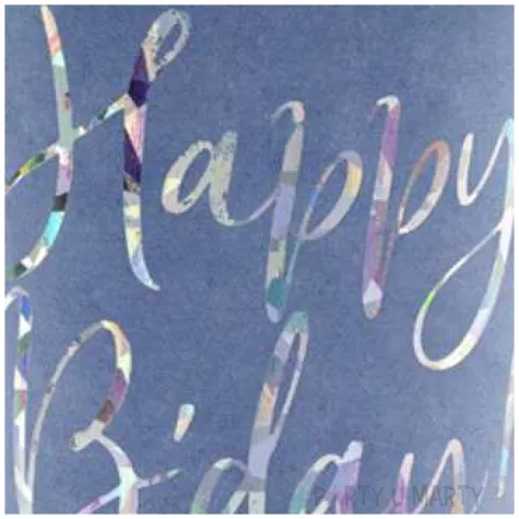 kubeczki happy bday granatowe partydeco 220ml 6 szt