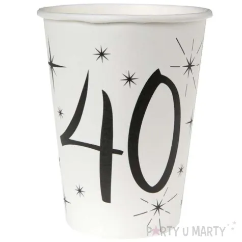 kubeczki papierowe 40 white santex 250 ml 10 szt