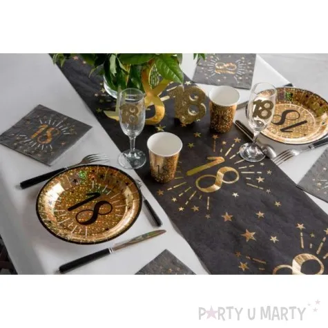 kubeczki papierowe 60 urodziny holo gold santex 250 ml 10 szt